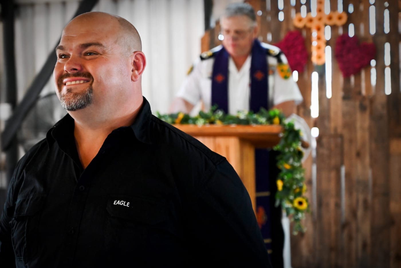 Wedding ceremony by Dr. Gerrit Rademeyer in Genadendal