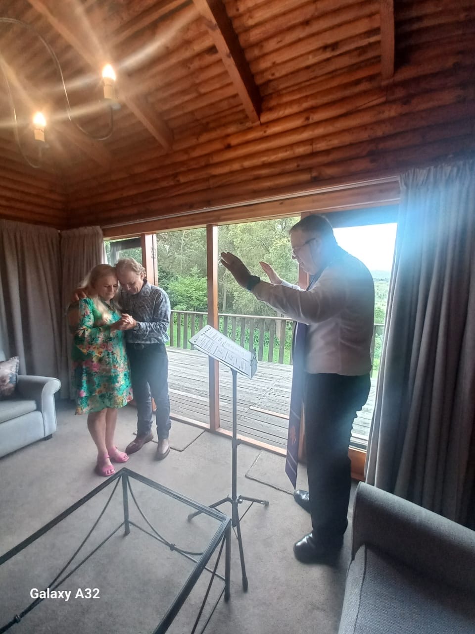 Wedding ceremony by Dr. Gerrit Rademeyer in Genadendal